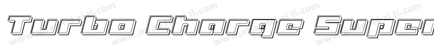 Turbo Charge Super-Italic Italic字体转换